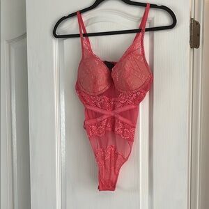 Frederick's of Hollywood Pink Lace Chemise
